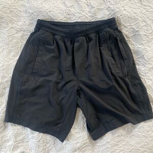 Lululemon 8” lined black Athletic Shorts